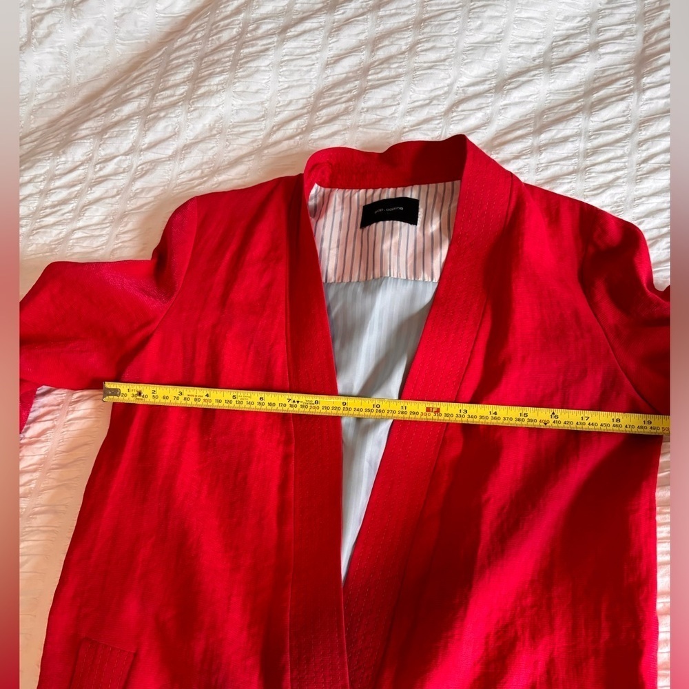 Cop.Copine Cherry Red Open-Front Jacket - Picture 11 of 11